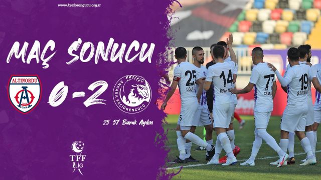 Keçiörengücü çok sağlam geliyor 2-0