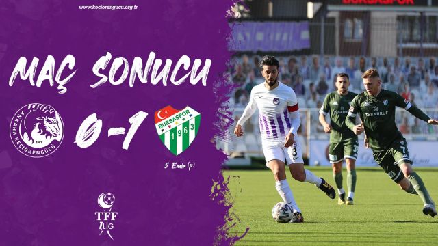 Keçiörengücü zirve yolunda yara aldı 0-1