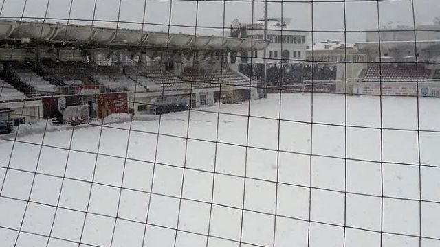 Hacettepe maçına kar engeli