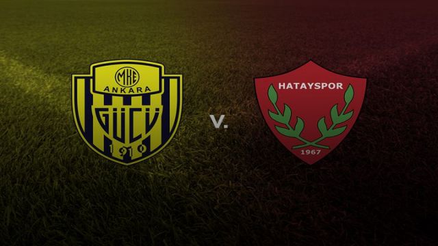 Hatayspor - MKE Ankaragücü maçında kadrolar...