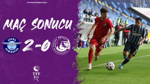 Adana'da hüsran 0-2