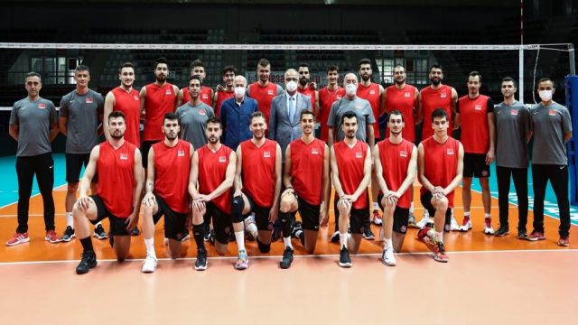 A Milli Erkek Voleybol Takımımız, Ankara’da kampa girdi