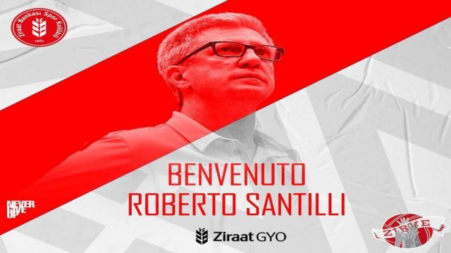 Ziraat Bankkart, İtalyan antrenör Roberto Santilli ile anlaştı