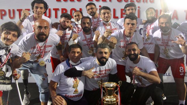 Ampute Futbol Süper Ligi Şampiyonu Etimesgut Belediyespor