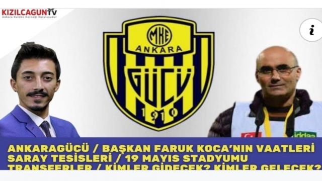 VİDEO | Kızılcagün Tv'de MKE Ankaragücü değerlendirildi