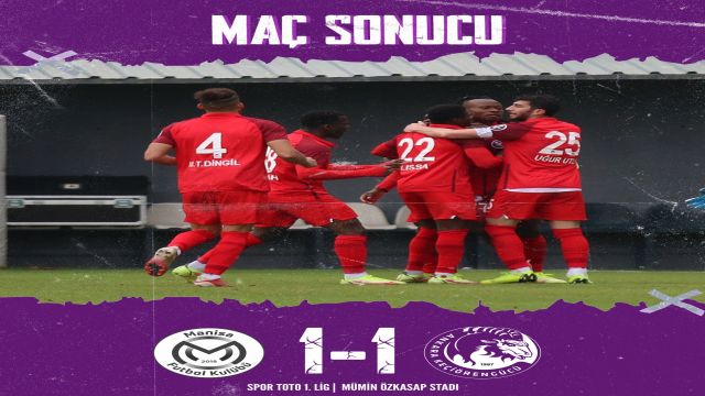 Keçiörengücü galibiyeti kaçırdı 1-1