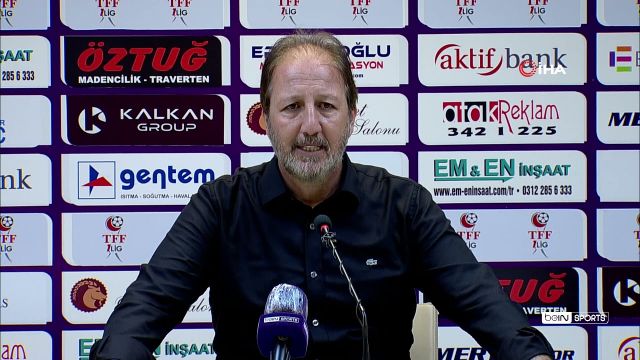 Taner Taşkın: "Maçın hakkı 3 puandı"