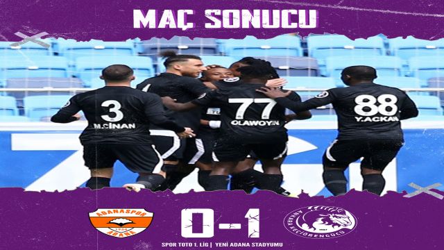 Keçiörengücü'nün Adana sefası 1-0