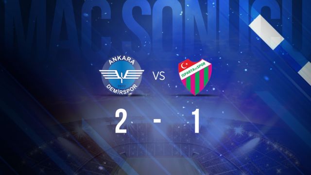 Ankara Demirspor ikinci yarıda kopardı 2-1