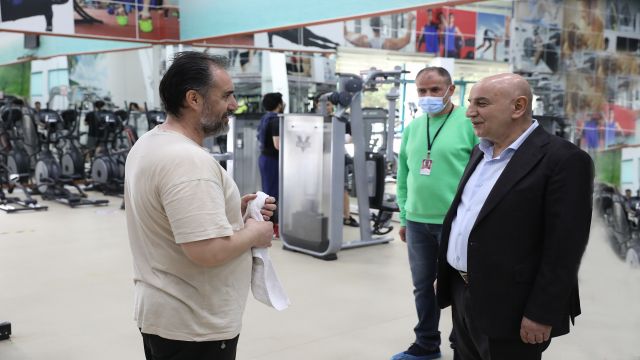 Başkan Altınok: Spor tesislerimizde konforu arttırıyoruz