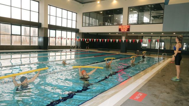 Çankaya Mustafa Kemal Atatürk Spor Merkezi'nde AQUA GYM dersleri