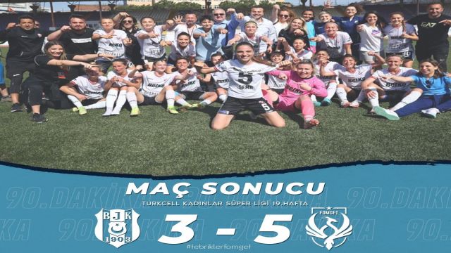 FOMGET Spor'dan Beşiktaş'a deplasmanda 5 gol !