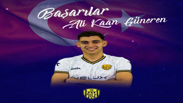 Ankaragücü'nden Ali Kaan Güneren'e tebrik mesajı...