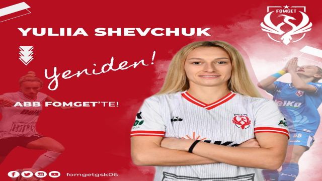 Yuliia Shevchuk, Başkent'te kaldı !