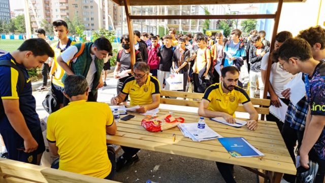 Ankaragücü alt yapı seçmelerine yoğun ilgi