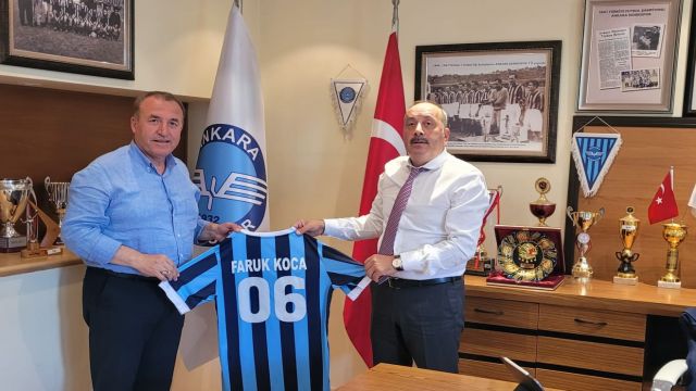 Başkan Faruk Koca, Ankara Demirspor'u ziyaret etti