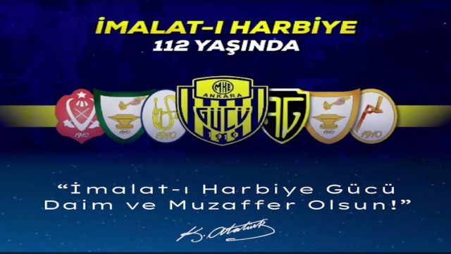 MKE Ankaragücü 112 yaşında