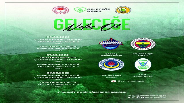 OGM Ormanspor'dan "Geleceğe Nefes Ol" turnuvası