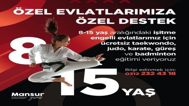 EGO Spor Kulübü'nde "Özel Sporculara özel destek"