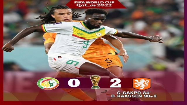 Hollanda, Senegal'i 2-0 mağlup etti...