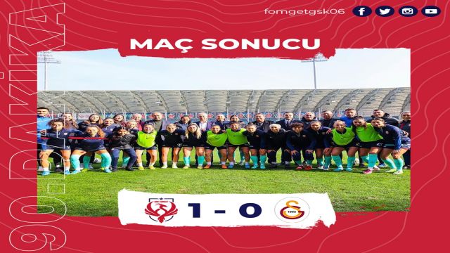 Fomgetspor, lider Galatasaray Petrolofisi'ni devirdi 1-0