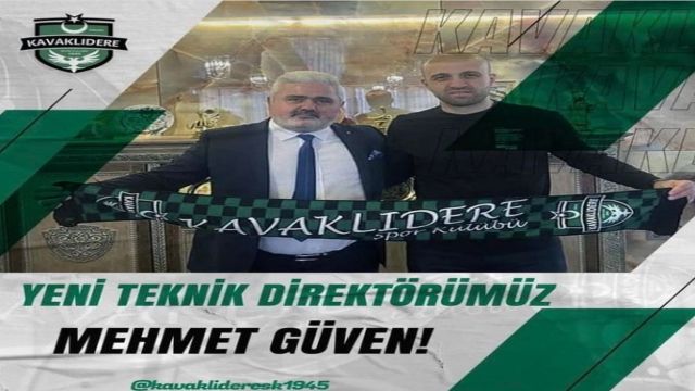 Kavaklıderespor'da yeni teknik direktör Mehmet Güven oldu...