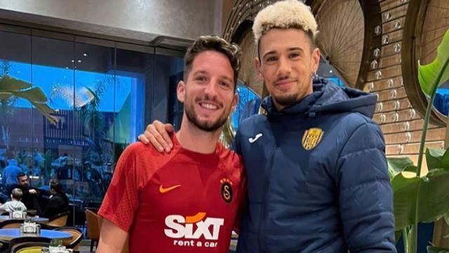 Kevin Malcuit ve Dries Mertens, Antalya'da buluştu.