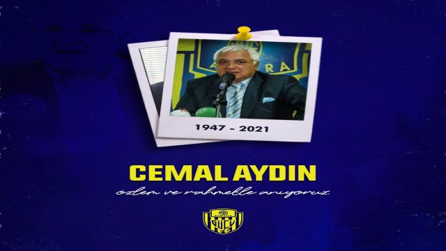 MKE Ankaragücü, Cemal Aydın'ı vefatının 1. yıl dönümünde andı