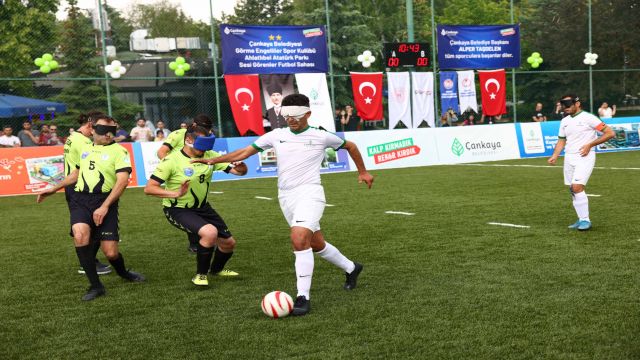 Çankaya Belediyesi Görme Engelliler Spor Kulübü, galibiyetle başladı