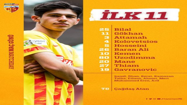 Kayserispor'da önemli eksikler