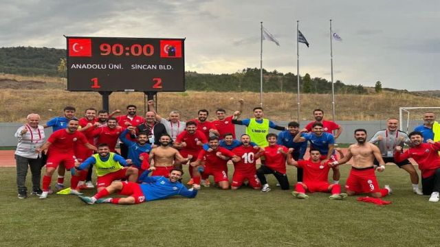 Hacettepe 1945 ve Sincan Belediyespor kupa da tur atladılar...