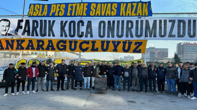 MKE Ankaragücü tribün grupları kenetlendi...