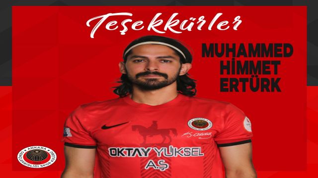 Gençlerbirliği'nden Muhammed Himmet Ertürk'e teşekkür