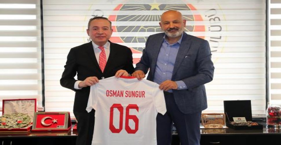 Ömer Gürsoy'dan Gençlerbirliği Başkanı Osman Sungur'a ziyaret