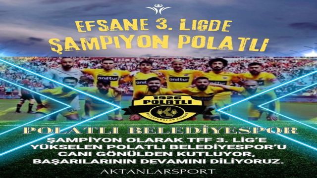 1926 Polatlı Belediyespor şampiyon!