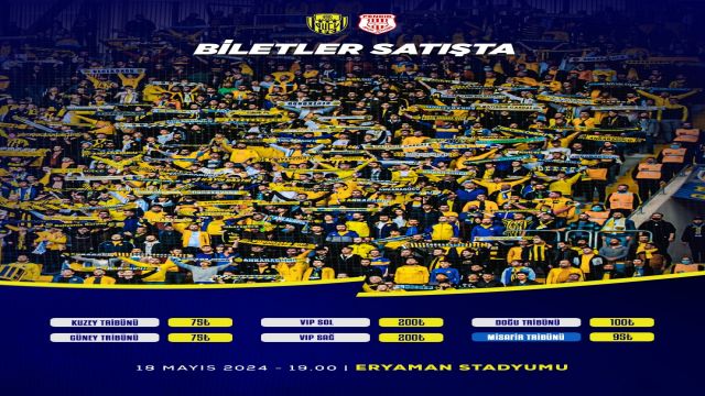 Ankaragücü-Pendikspor maçında biletler sudan ucuz. Sadece 75 TL!