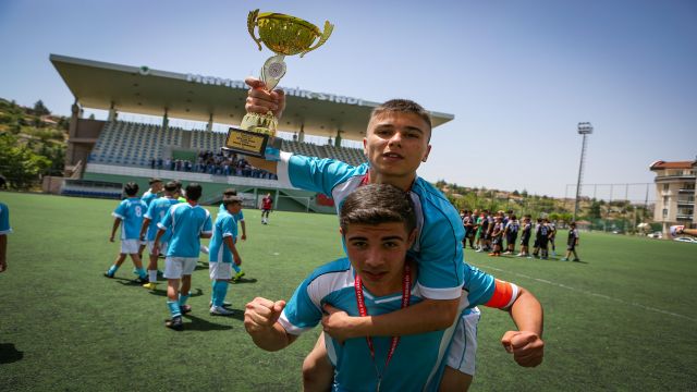 Mamak’ta futbol heyecanı
