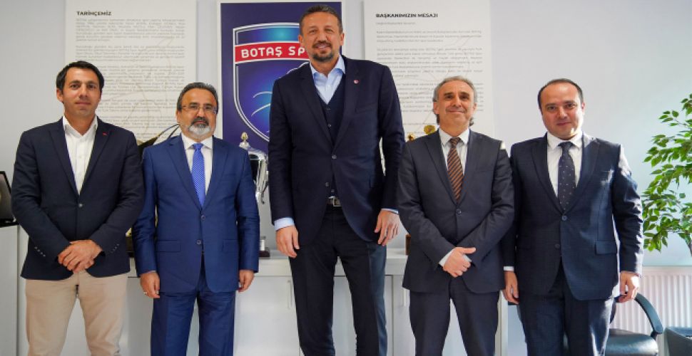 TBF Başkanı Hidayet Türkoğlu, BOTAŞ Spor Kulübünü ziyaret etti...