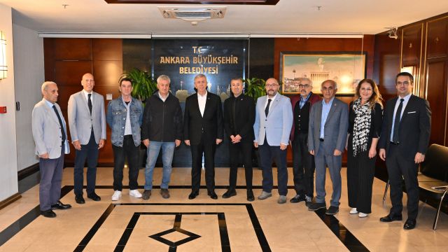 TSYD Ankara’dan Mansur Yavaş’a hayırlı olsun ziyareti