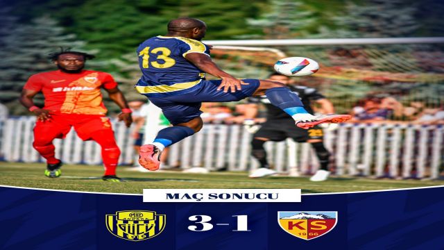 Ankaragücü, Kayserispor'u 3-1 yendi...