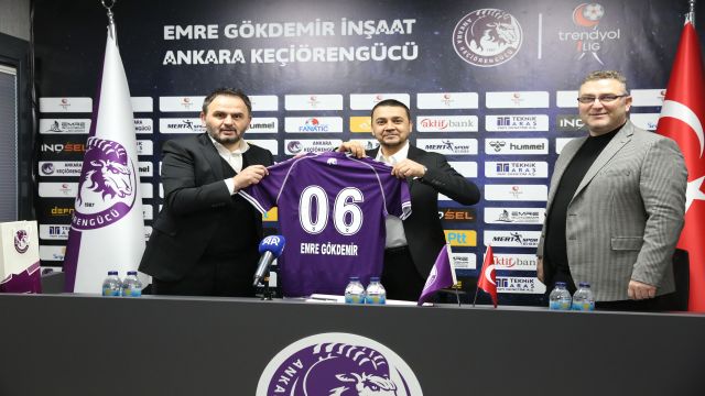 Keçiörengücü, Emre Gökdemir İnşaat ile isim sponsorluk anlaşması imzaladı...