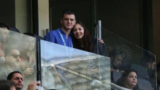 Tribünde duygulu anlar!