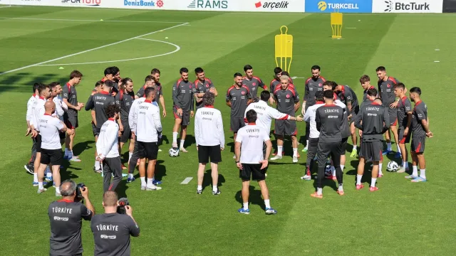 A Millî Takım'da ABD Maçının Hazırlıkları Sürüyor