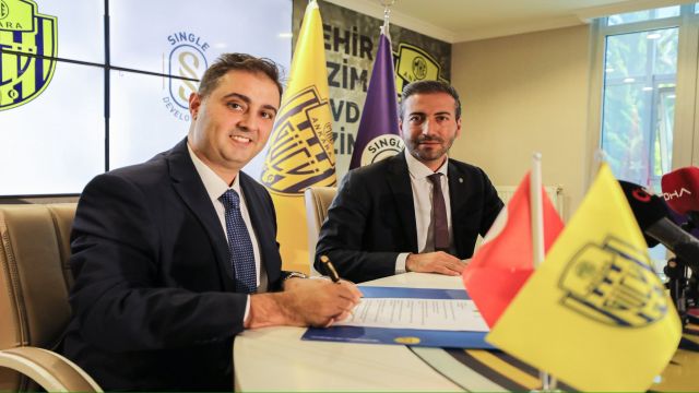 Ankaragücü ile Single Development arasında sponsorluk anlaşması imzalandı