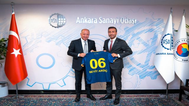 Ankaragücü'nden Ankara Sanayi Odası'na ziyaret