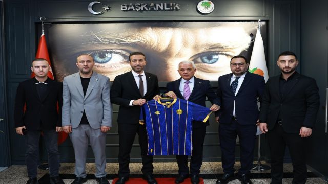 Ankaragücü'nden Mamak Belediyesi'ne ziyaret!