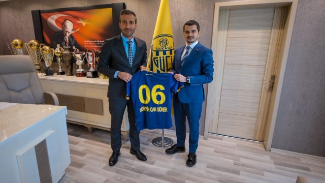 Çankaya Belediye Başkanı Hüseyin Can Güner'den Ankaragücü destek geldi