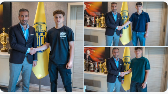 Ankaragücü 3 genç oyuncuyu daha profosyonel yaptı