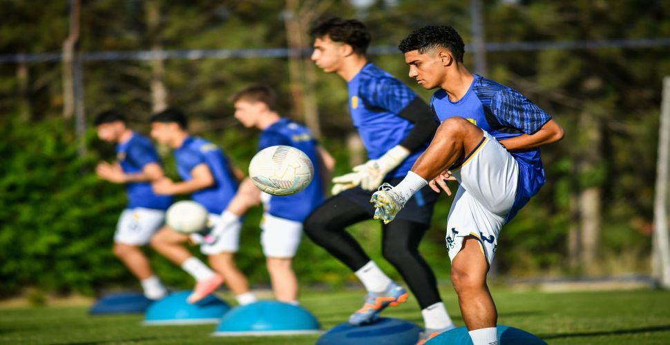 Ankaragücü günü çift idmanla tamamladı