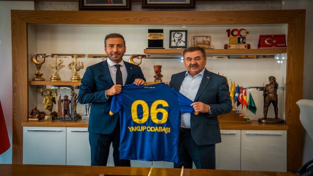 Ankaragücü'nden Gölbaşı Belediye Başkanı Yakup Odabaşı’na ziyaret